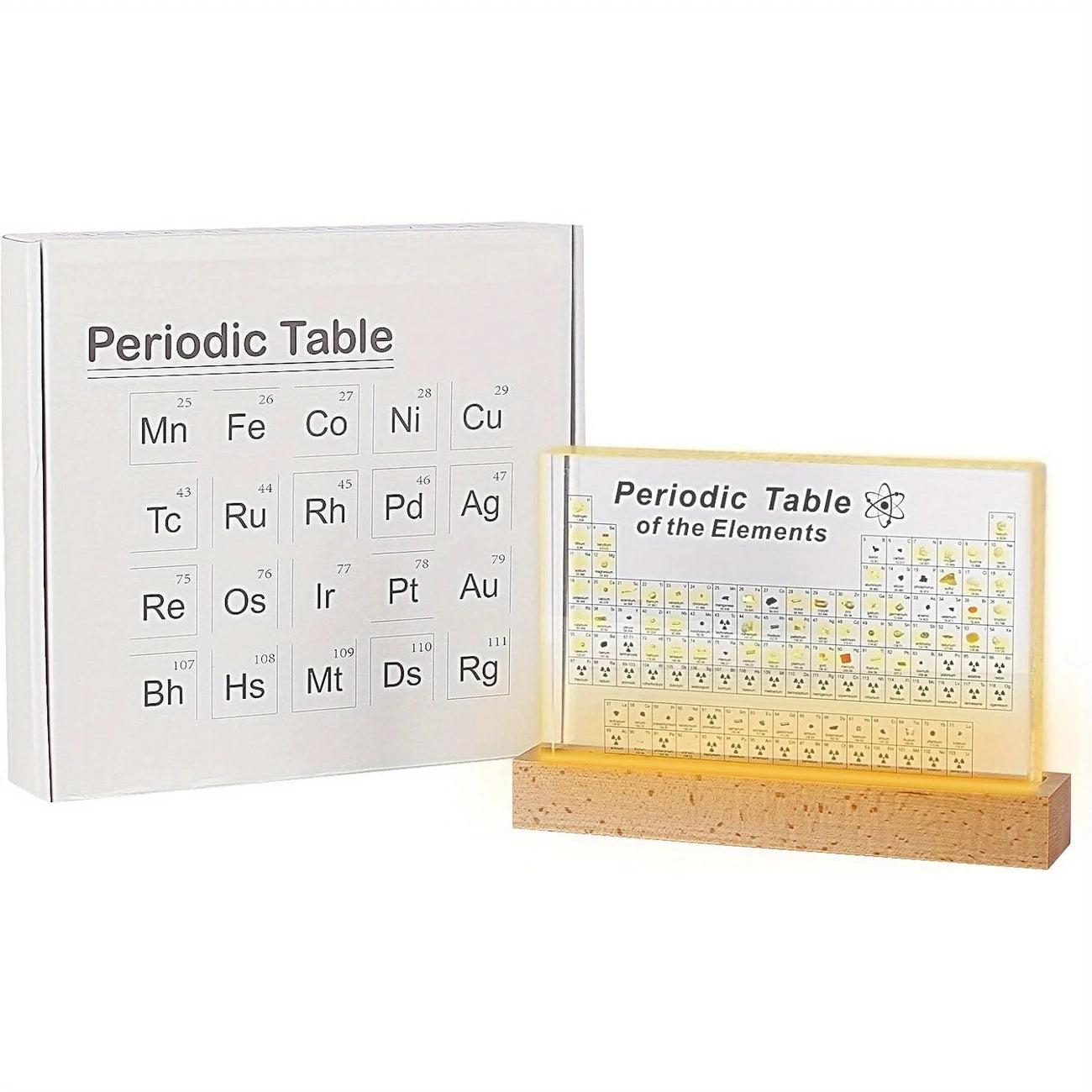 Periodic Table of Elements with Real Elements