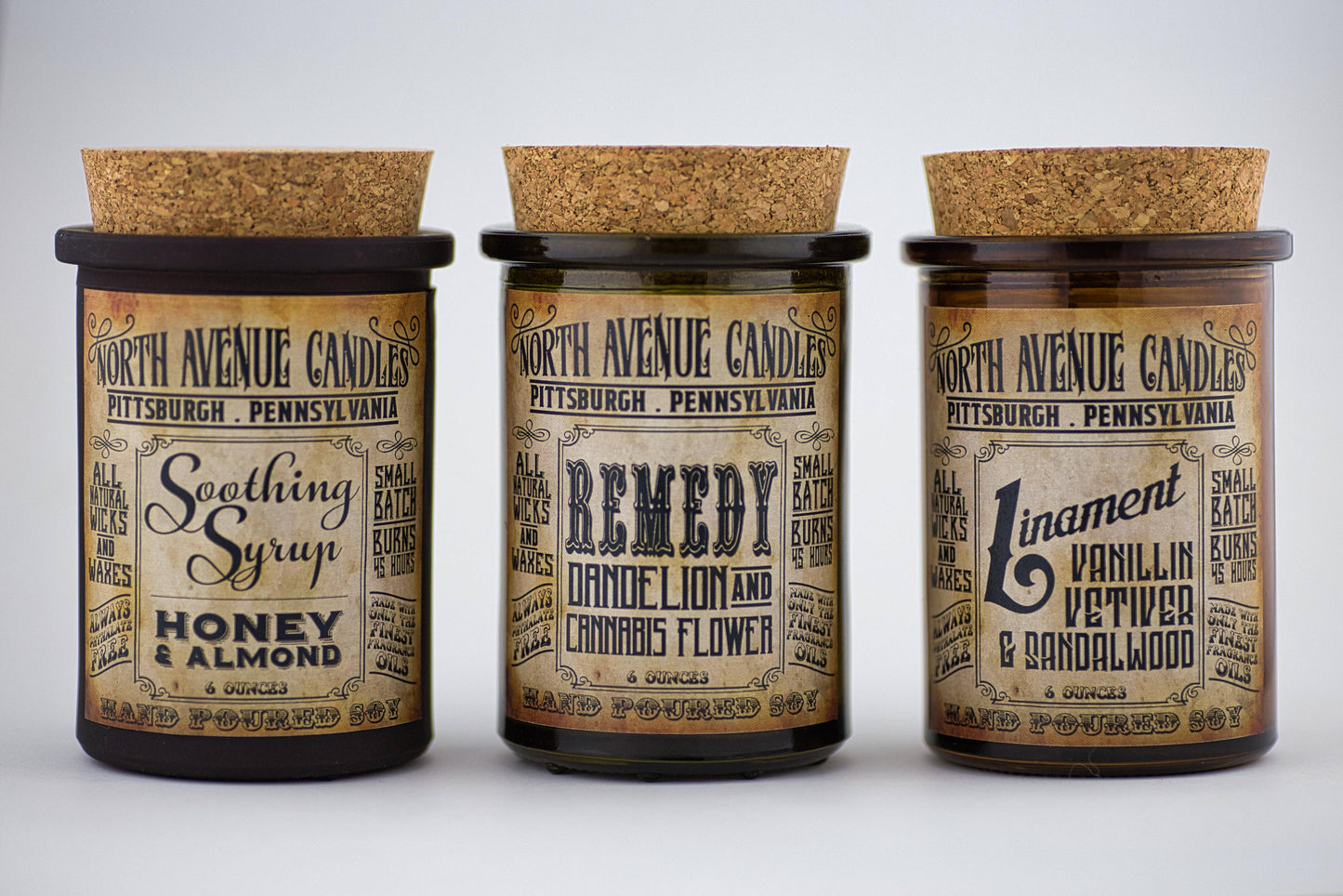 Apothecary Candle - "Tincture" - Rosemary, Mint, Sage