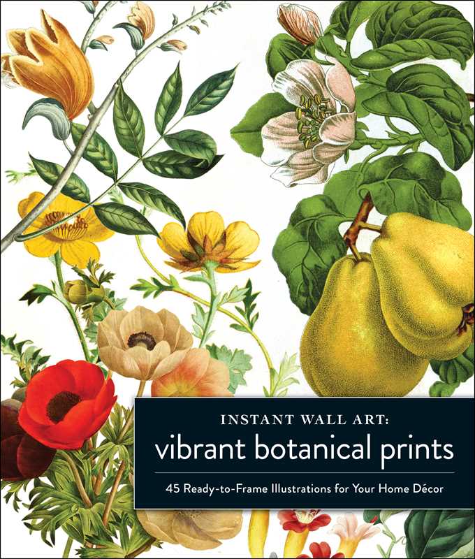 Instant Wall Art - Vibrant Botanical Prints