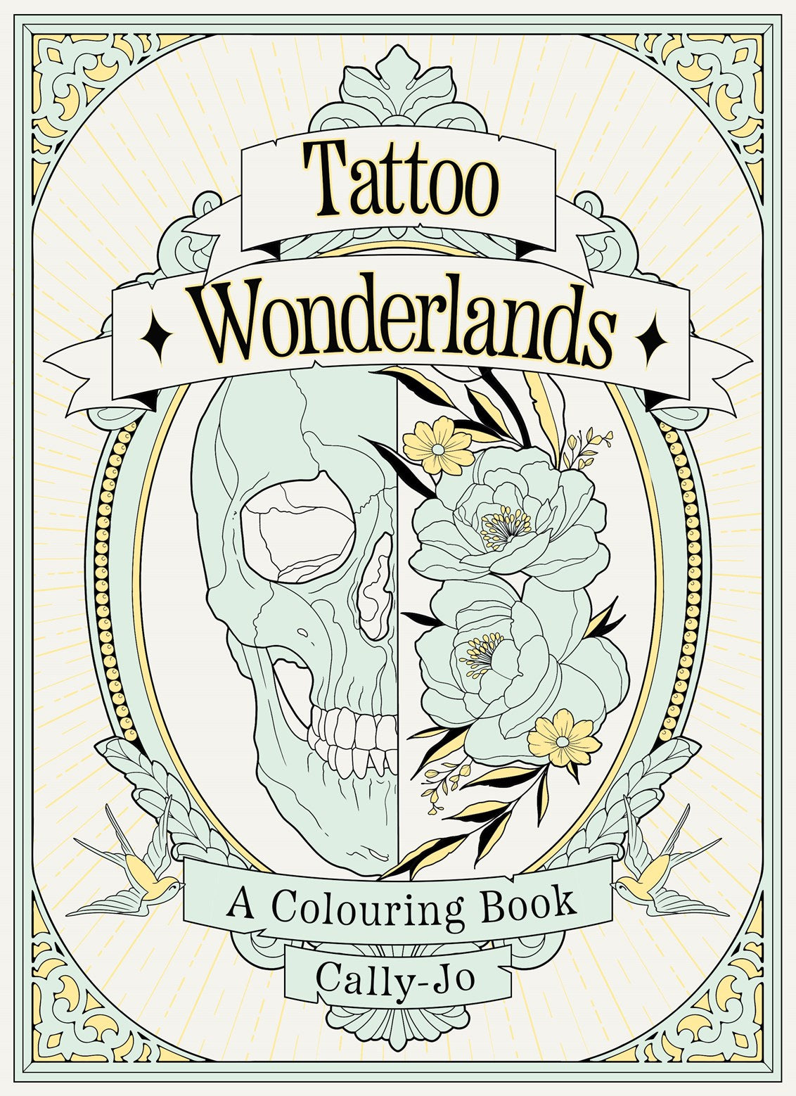 Tattoo Wonderlands: A Coloring Book