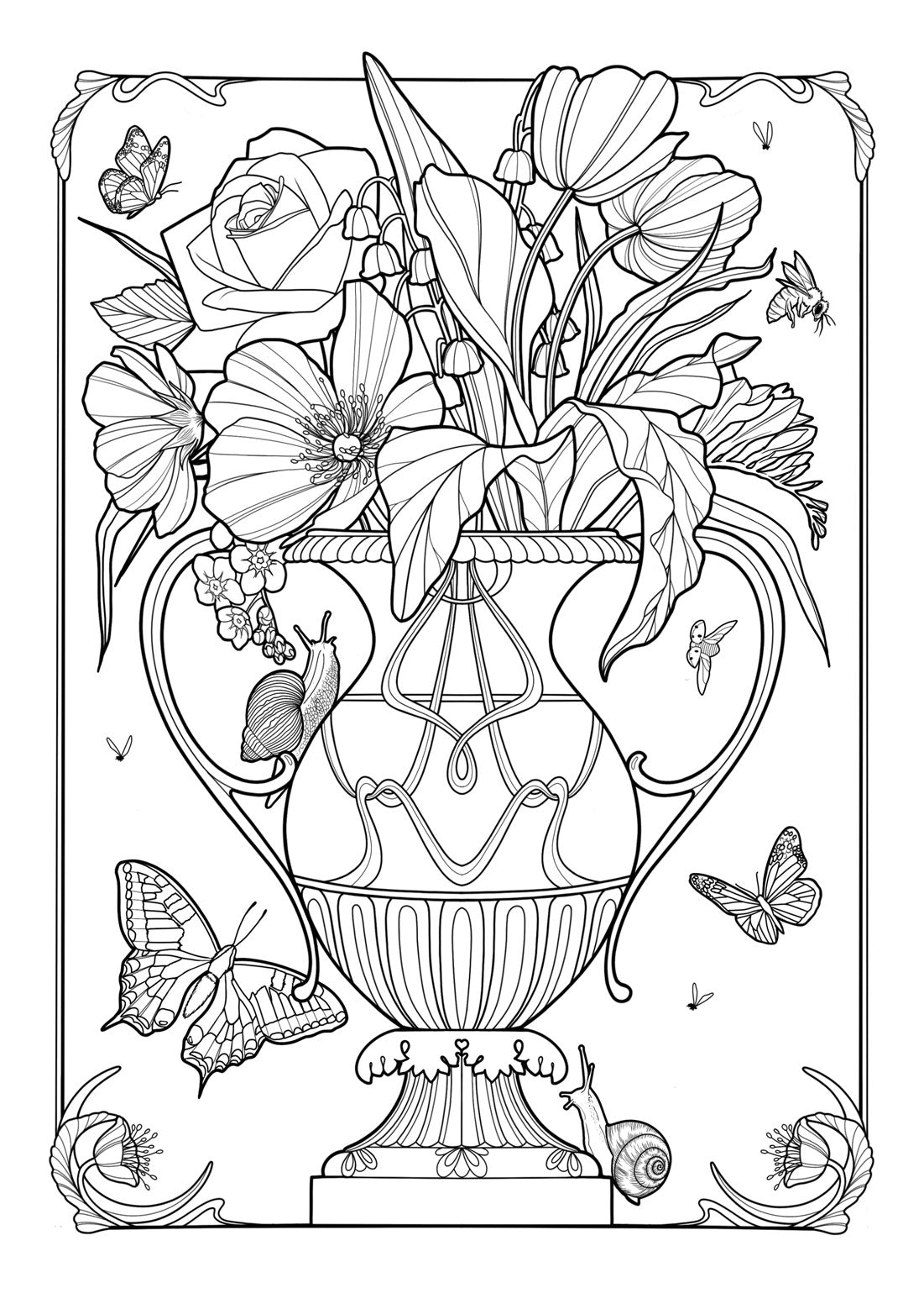 Tattoo Wonderlands: A Coloring Book