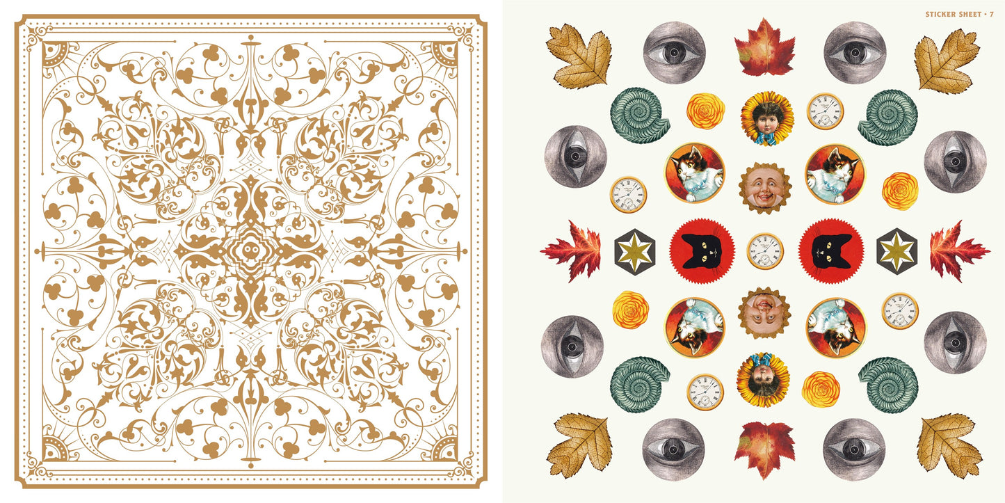 Antiquarian Sticker Book: Mandala