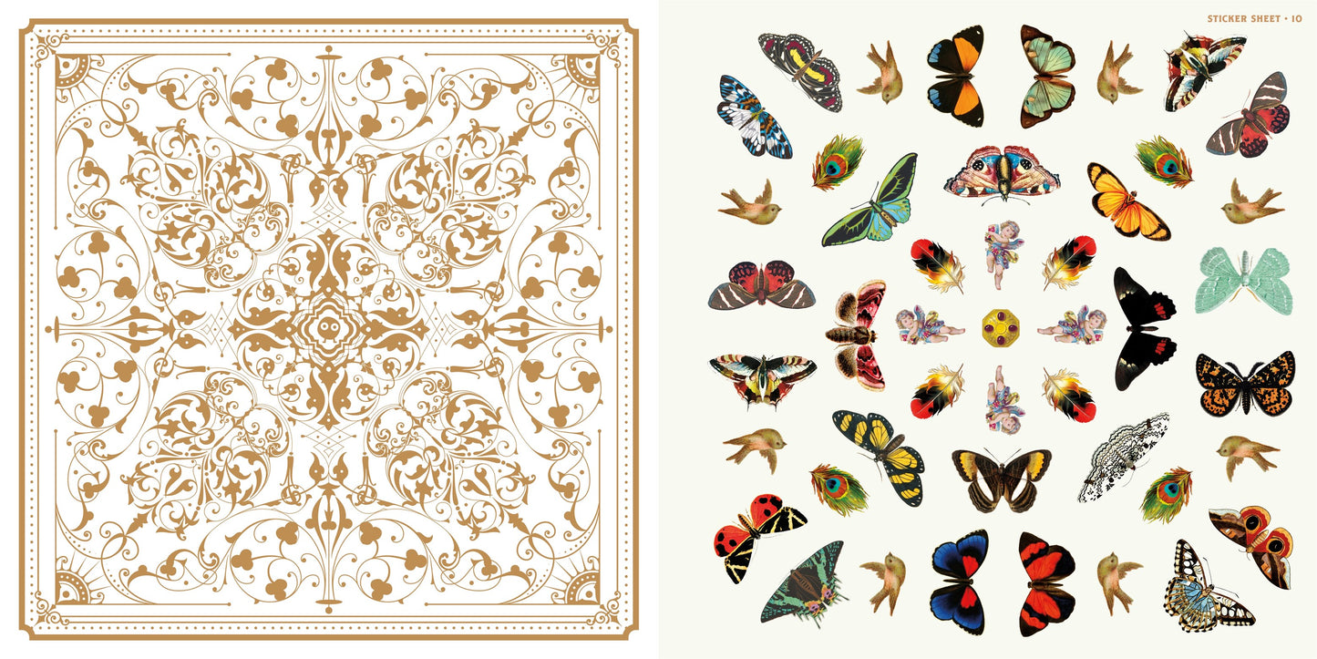 Antiquarian Sticker Book: Mandala