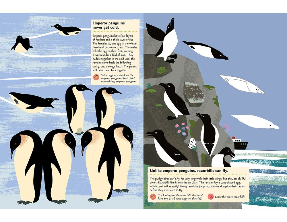 Birds of the World: A Sticker Activity Book