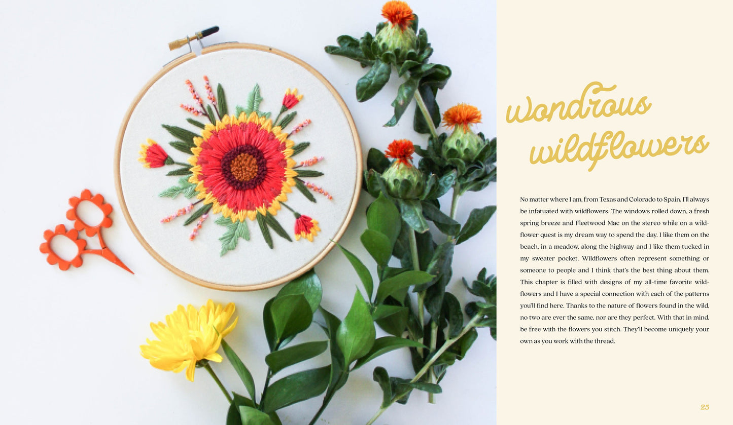 Botanical Embroidery: 30 Designs Showcasing Nature's Beauty