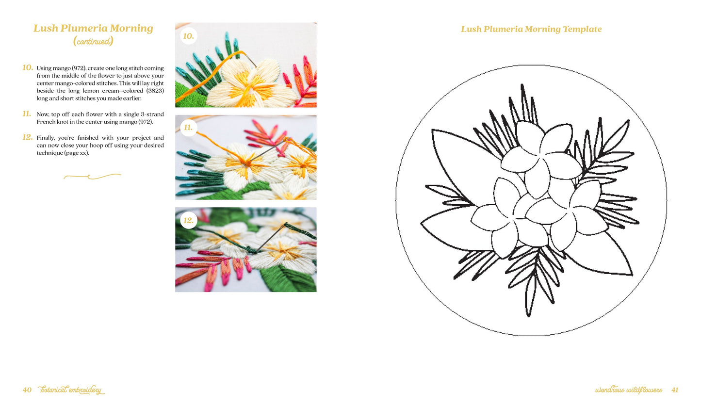 Botanical Embroidery: 30 Designs Showcasing Nature's Beauty