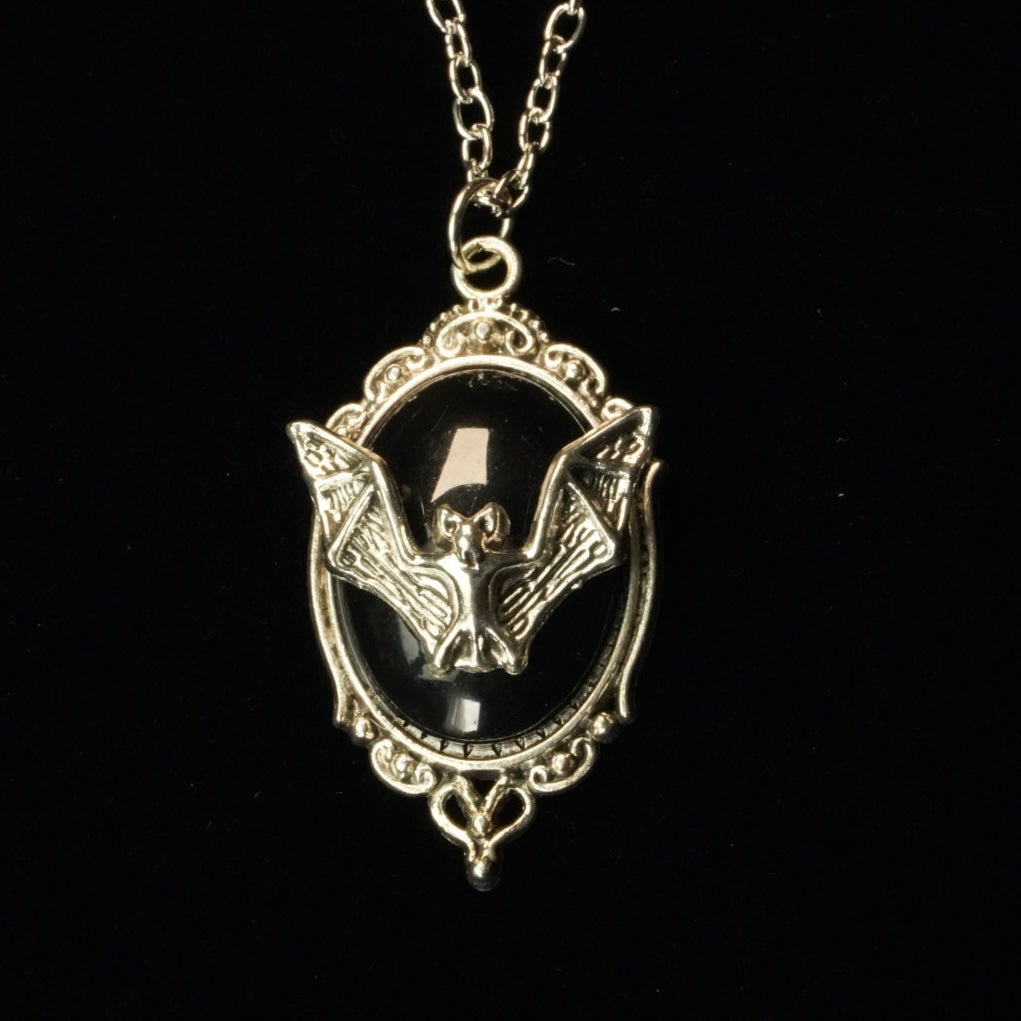 Bat Gothic Necklace, Black