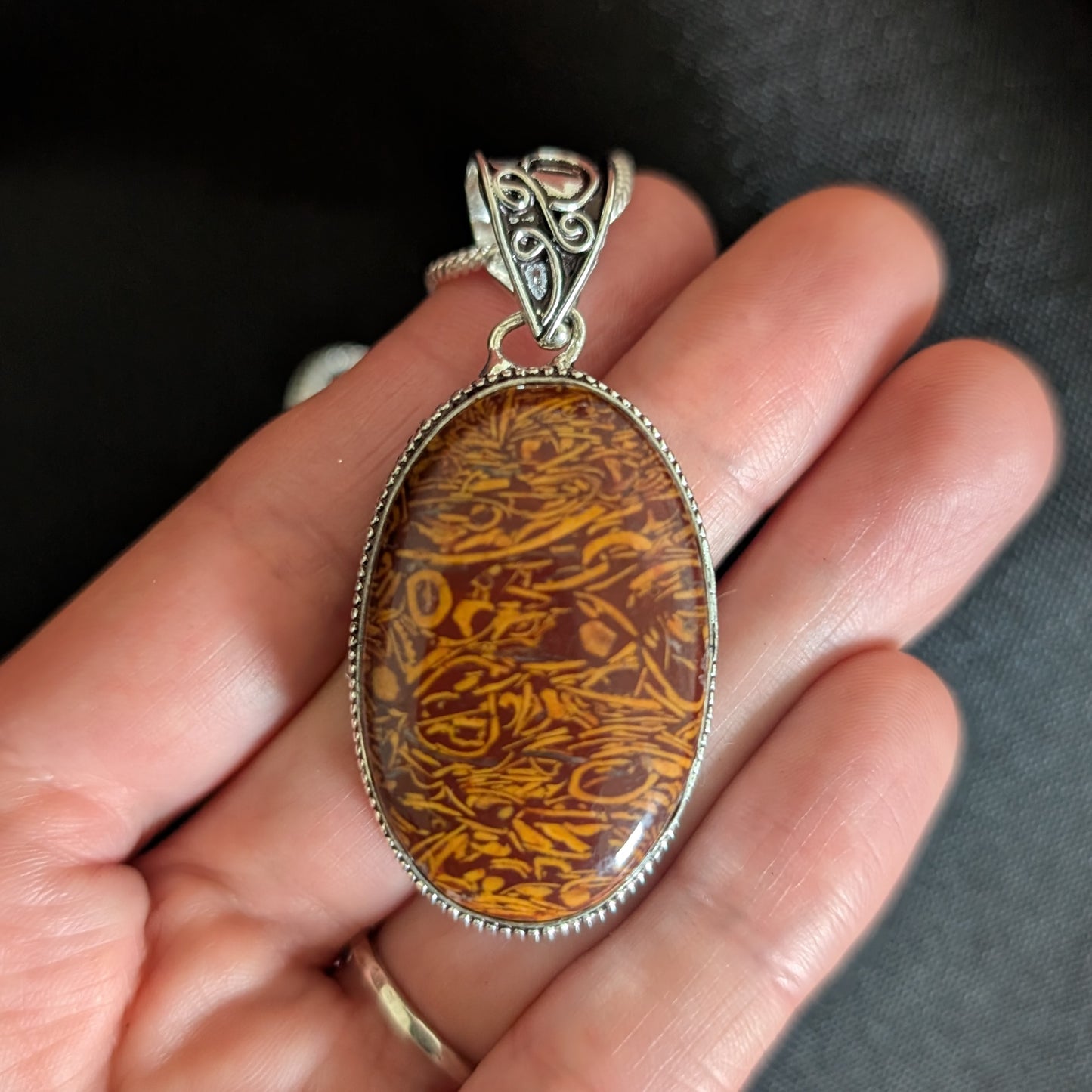 Miriam Stone Sterling Silver Pendant