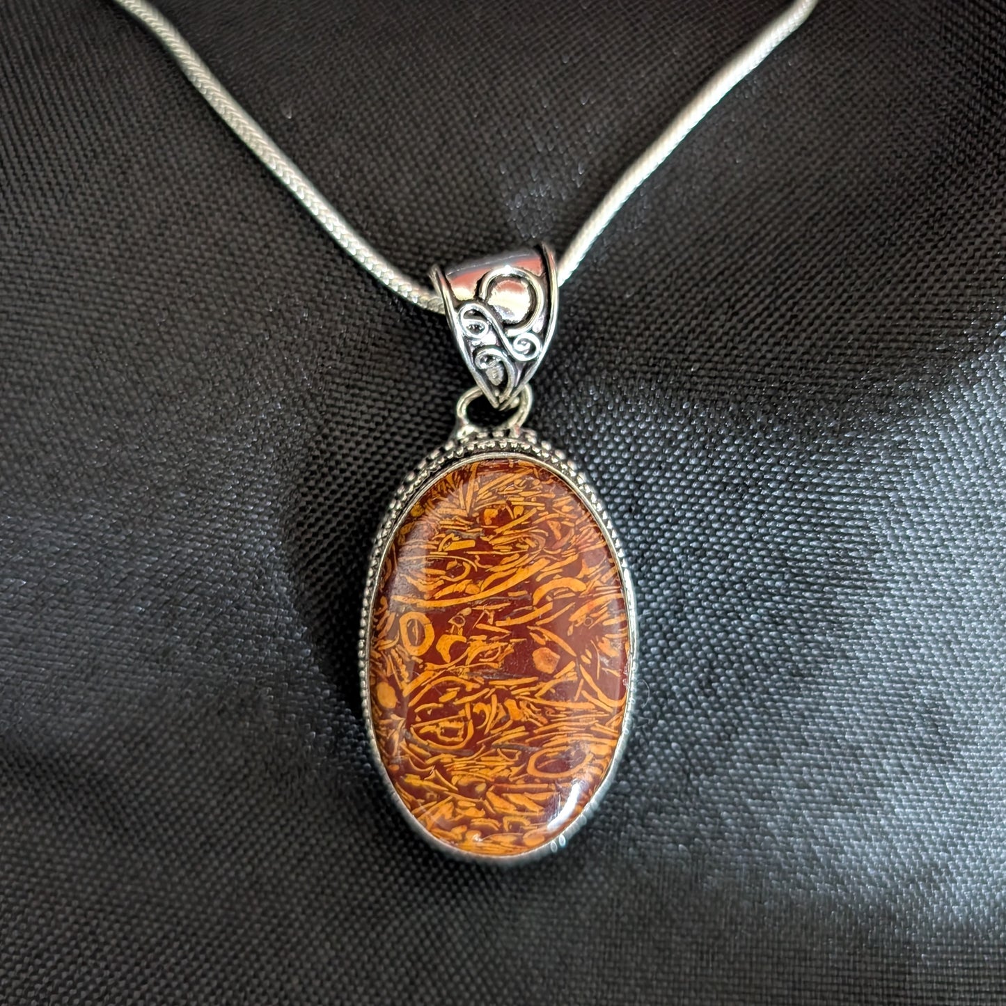 Miriam Stone Sterling Silver Pendant