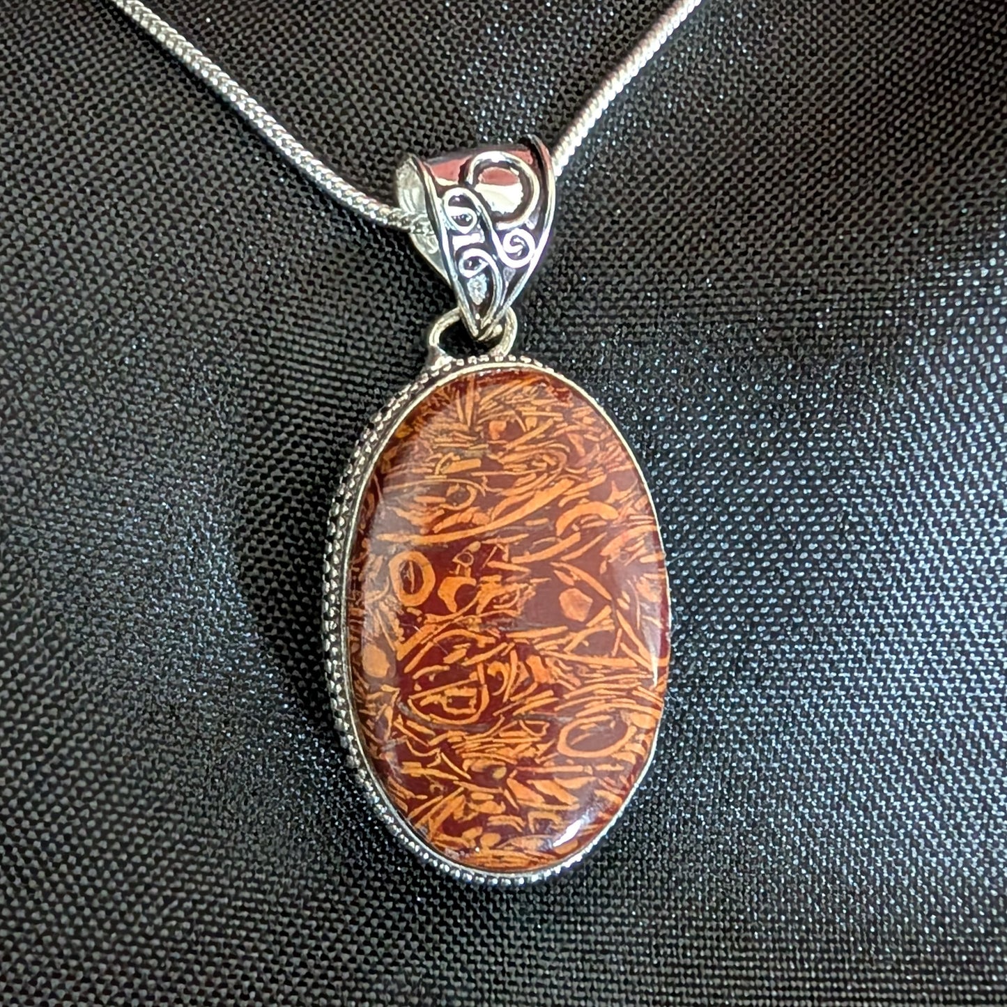 Miriam Stone Sterling Silver Pendant