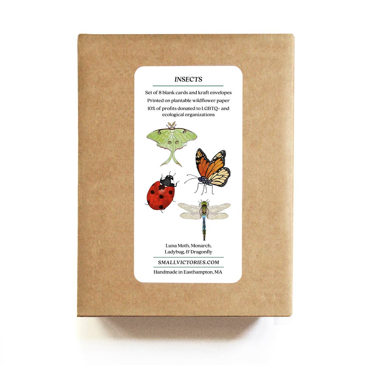 Insect Card Set - Plantable Wildflower Seed Paper