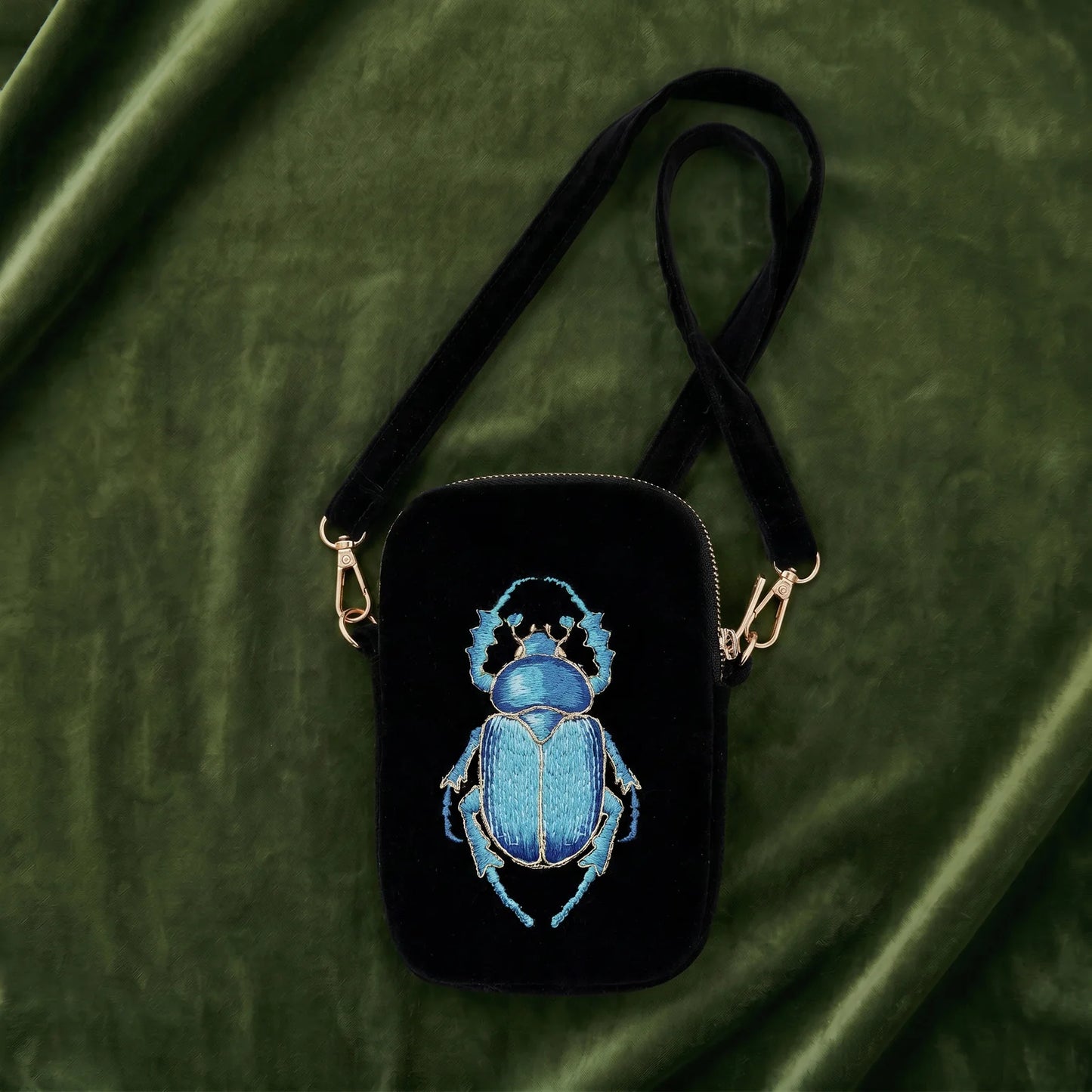 The Guardian Embroidered Cross-Body from Myth & Thread