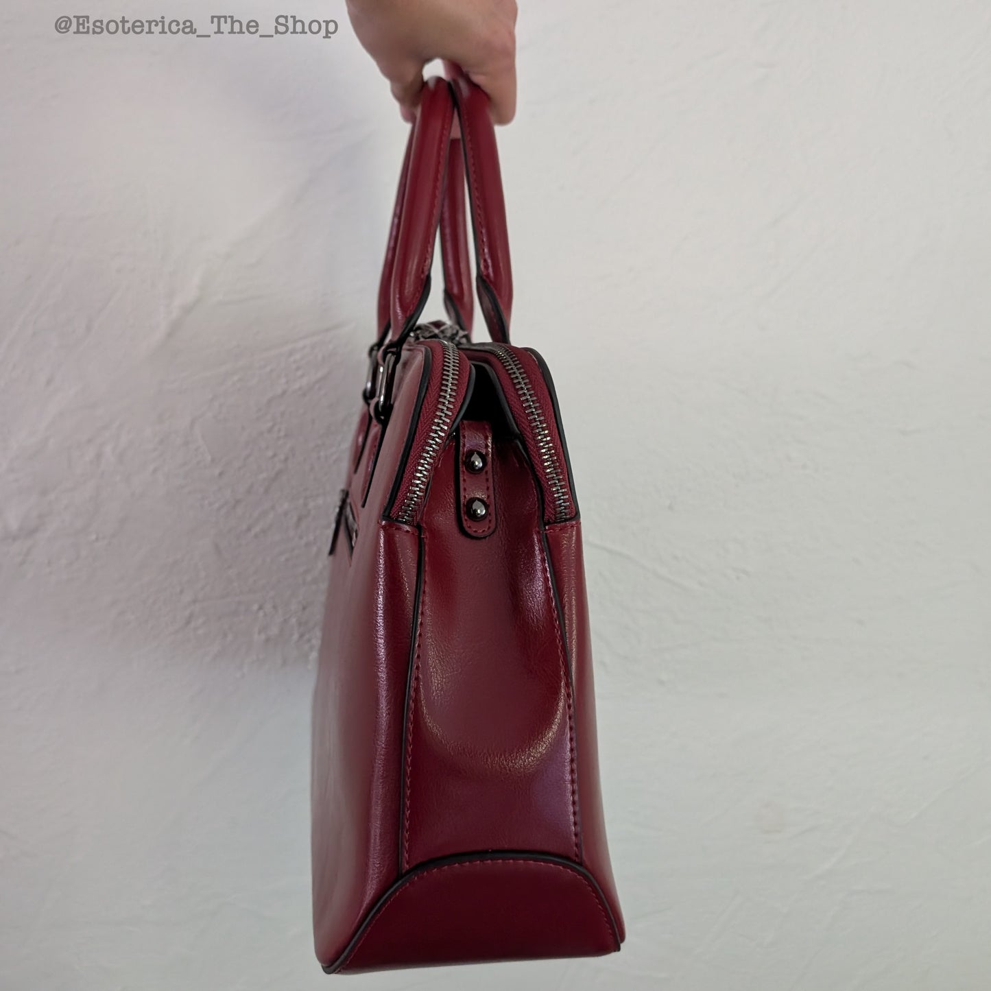 Real Snake Skeleton Handbag - Silver Frame