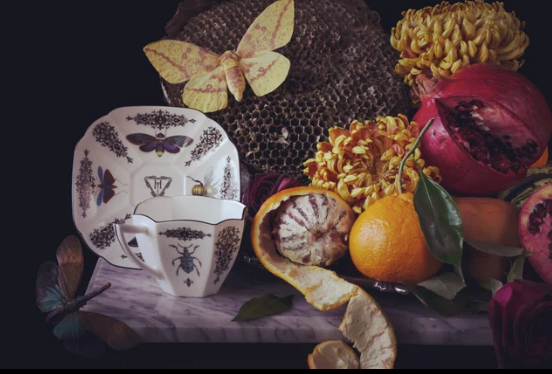 Belle du Jour teacup and saucer