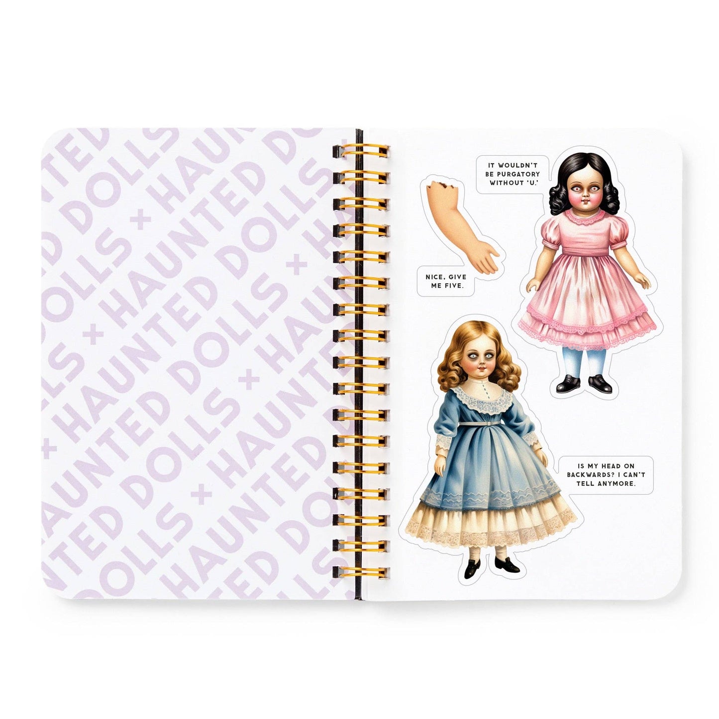 Brass Monkey Haunted Dolls Sticker Book