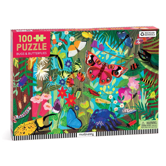 Bugs & Butterflies 100 Piece Puzzle