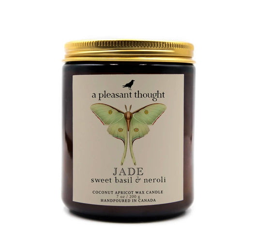 Jade Jar Candle (Sweet Basil and Neroli)
