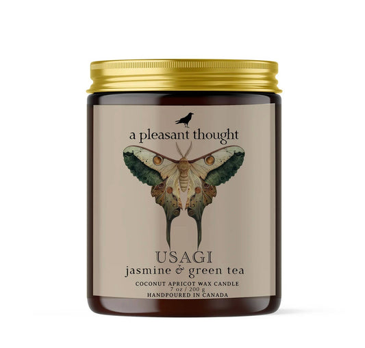 Usagi Jar Candle (Jasmine and Green Tea)