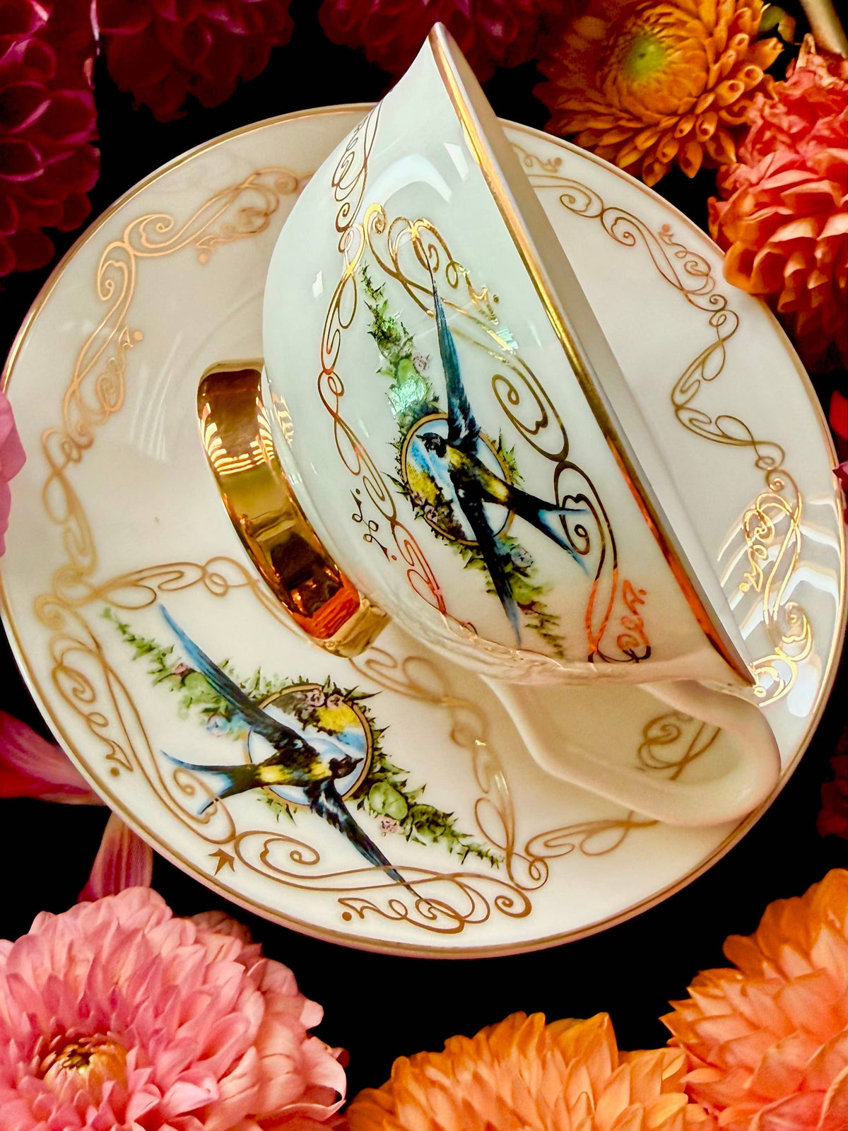 "Kindly Fuck Off" Teacup and Saucer