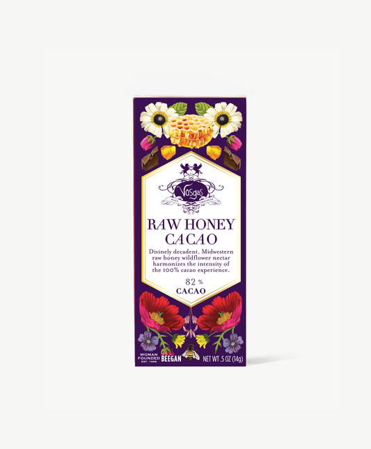 Mini Super Dark Chocolate Bar w/ Raw Honey - Gourmet