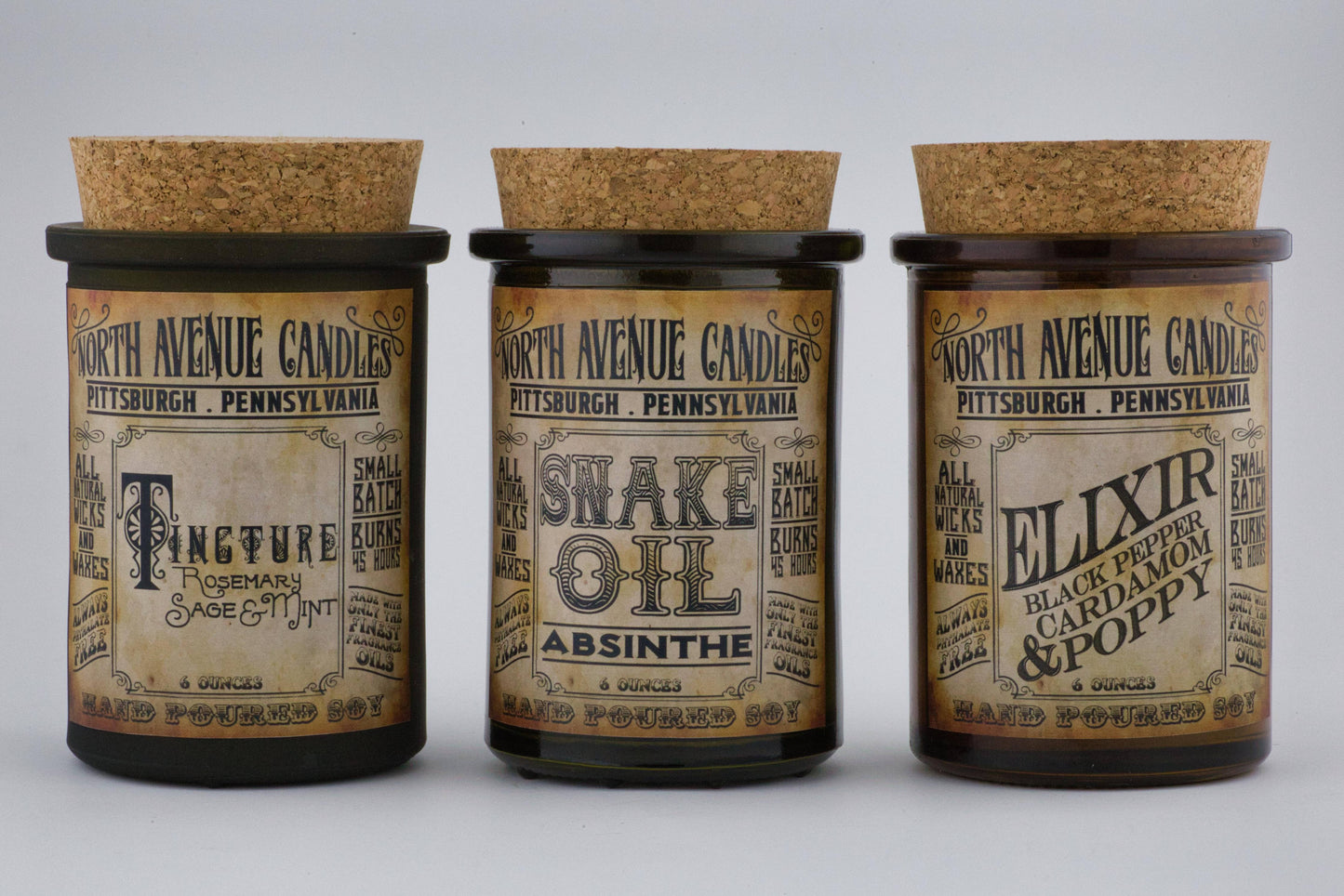 Apothecary Candle - "Liniment" - Vanillin, Sandalwood, & Vetiver