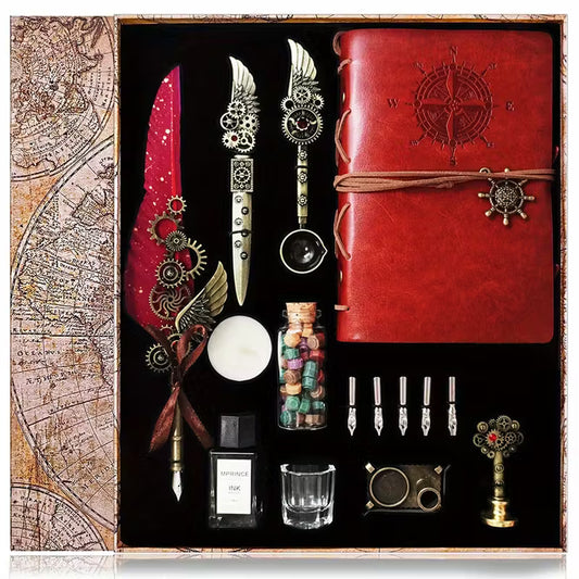 Pen ink and notebook set, premium