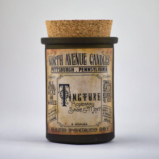 Apothecary Candle - "Tincture" - Rosemary, Mint, Sage