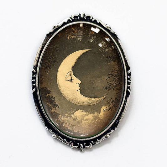 La Luna Crescent Moon Brooch