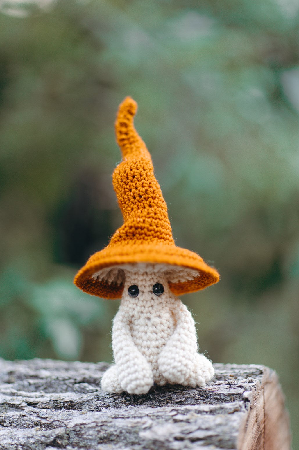 Crochet Snails and Mushroom Sprites by Megan Lapp