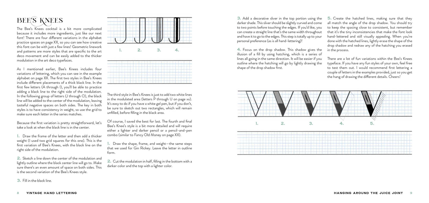Vintage Hand Lettering: Create Beautiful Fonts