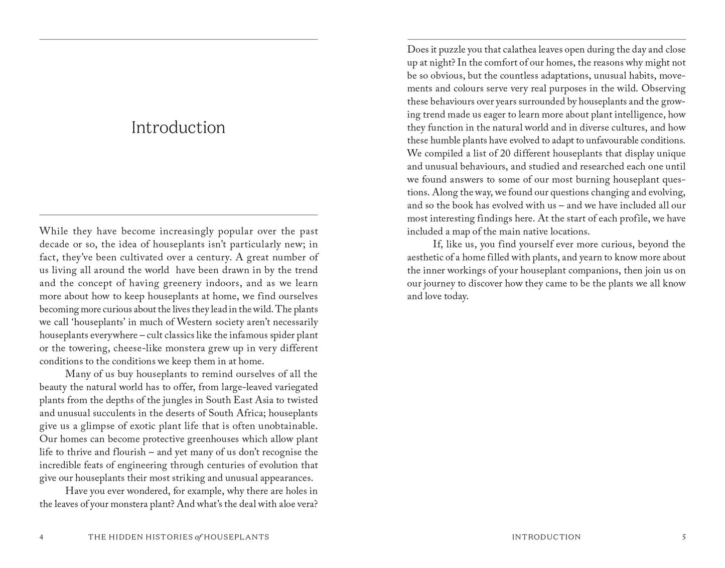 The Hidden Histories of Houseplants