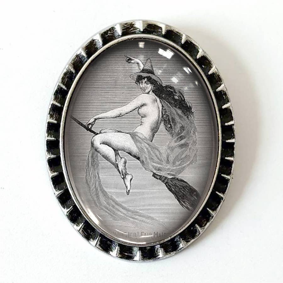 Victorian Witch Brooch