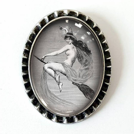 Victorian Witch Brooch