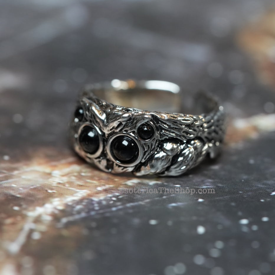 Jumping Spider Ring, SIlver