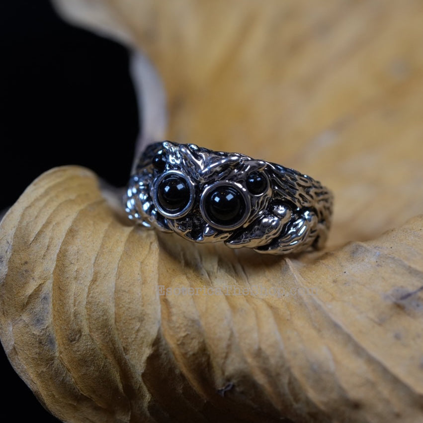 Jumping Spider Ring, SIlver