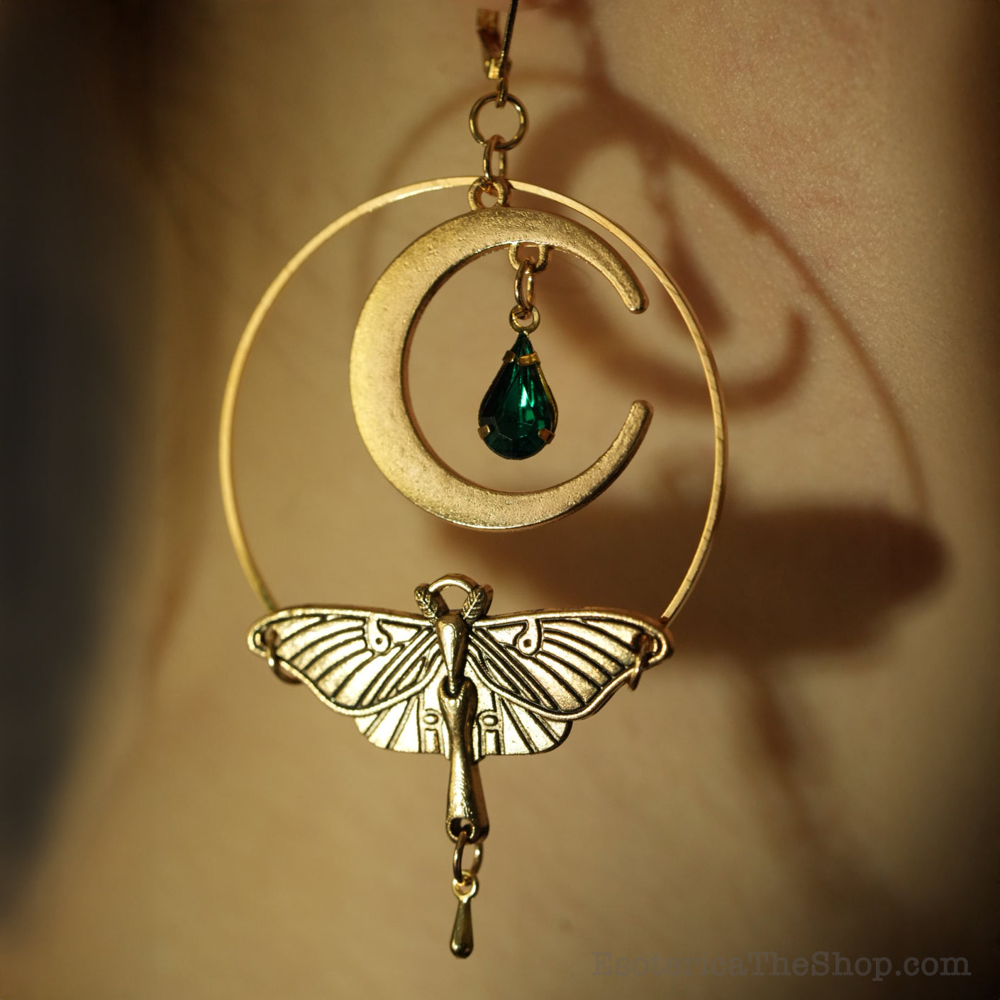 Crescent Moon & Luna Earrings