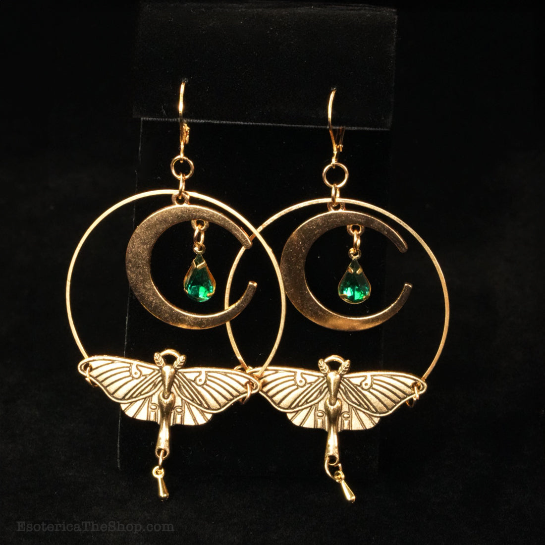 Crescent Moon & Luna Earrings