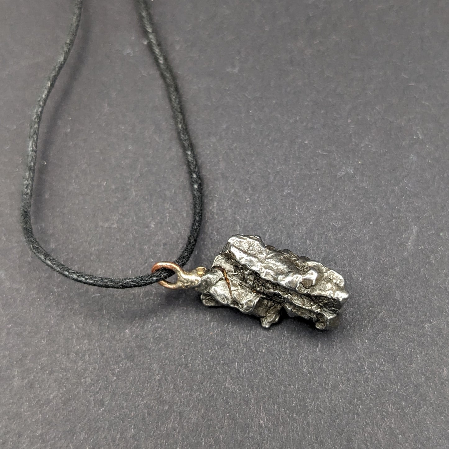 Meteorite pendant with treasure chest box