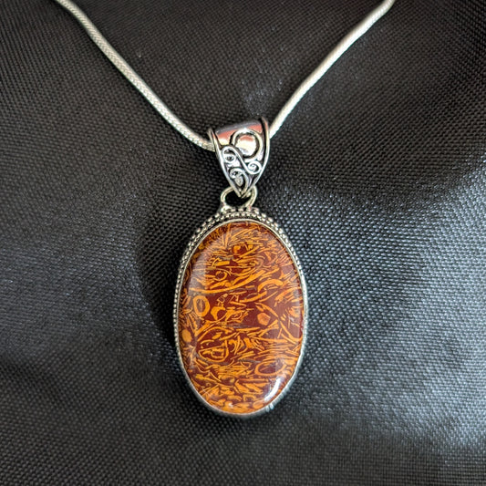 Miriam Stone Sterling Silver Pendant