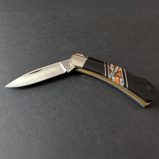 Pocket Knife, Mammoth Tooth, 3"