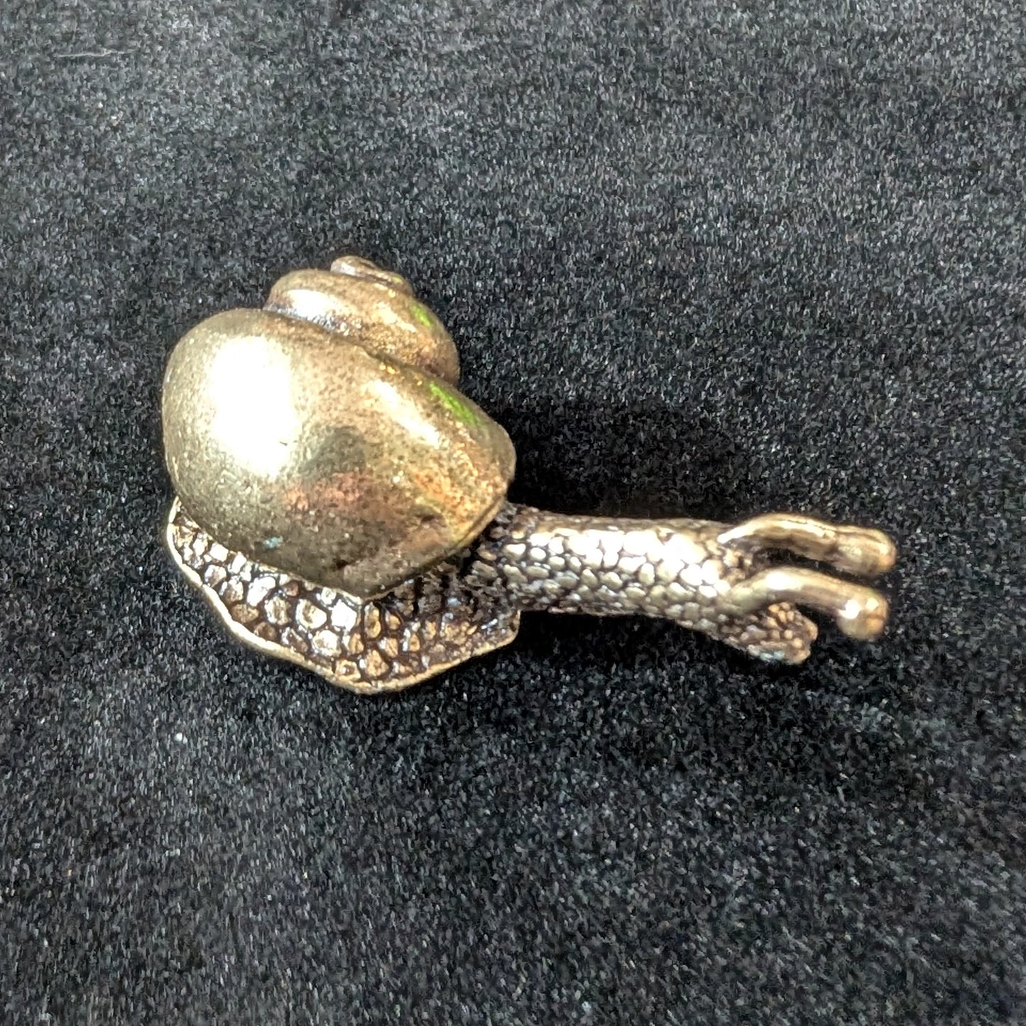 Brass Garden Snail, Large Shell