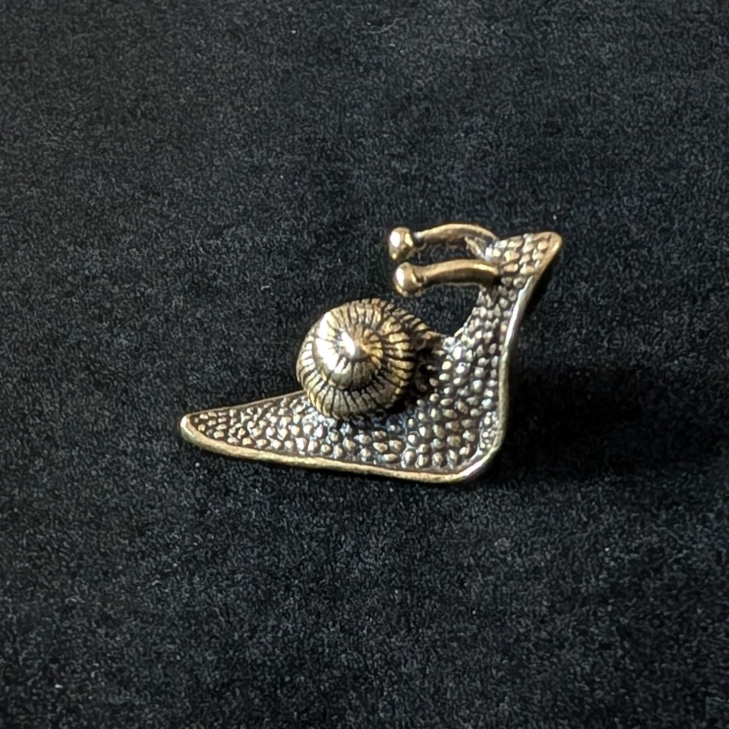 Brass Garden Snail, Small Shell