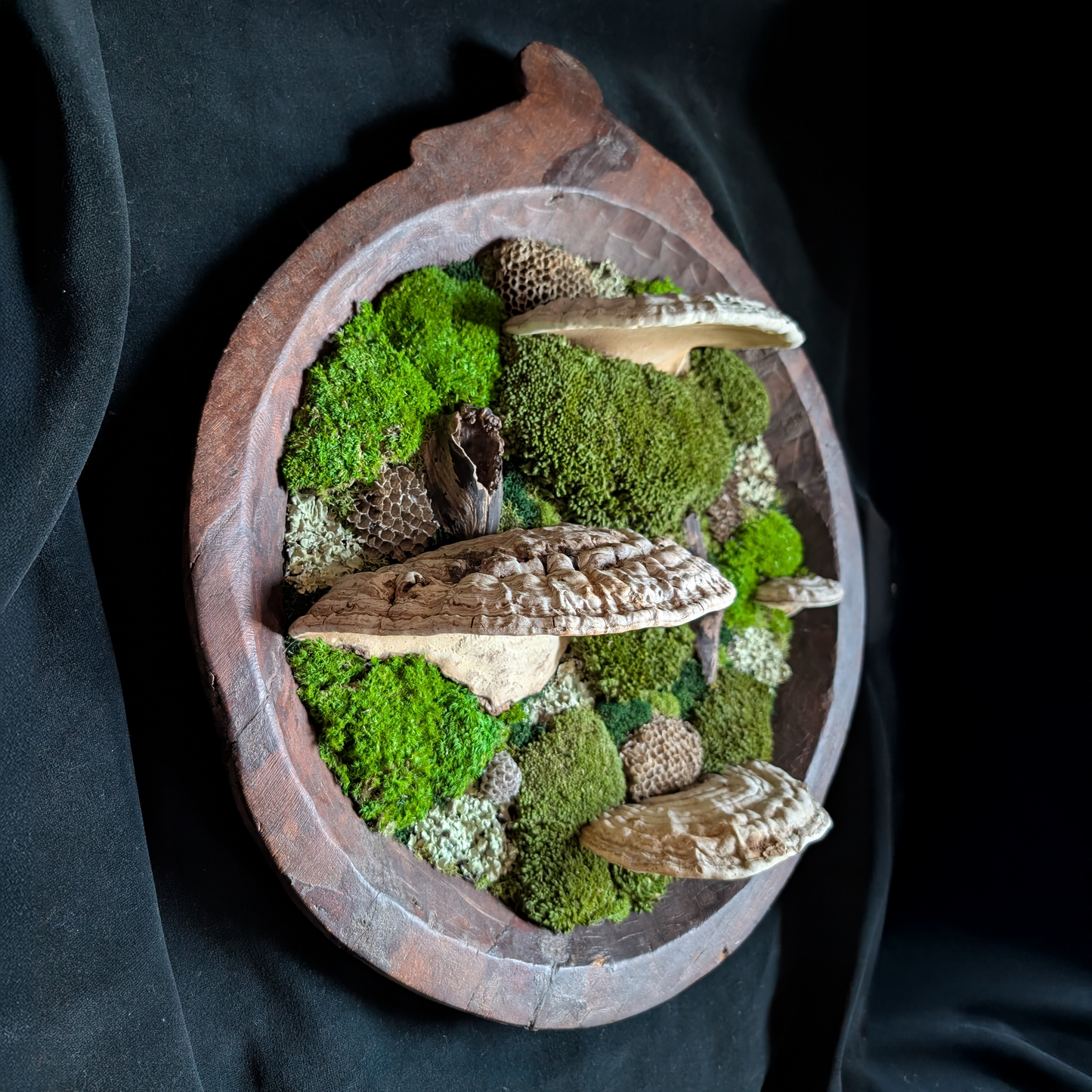 XL Forest Fungi Wall Plaque