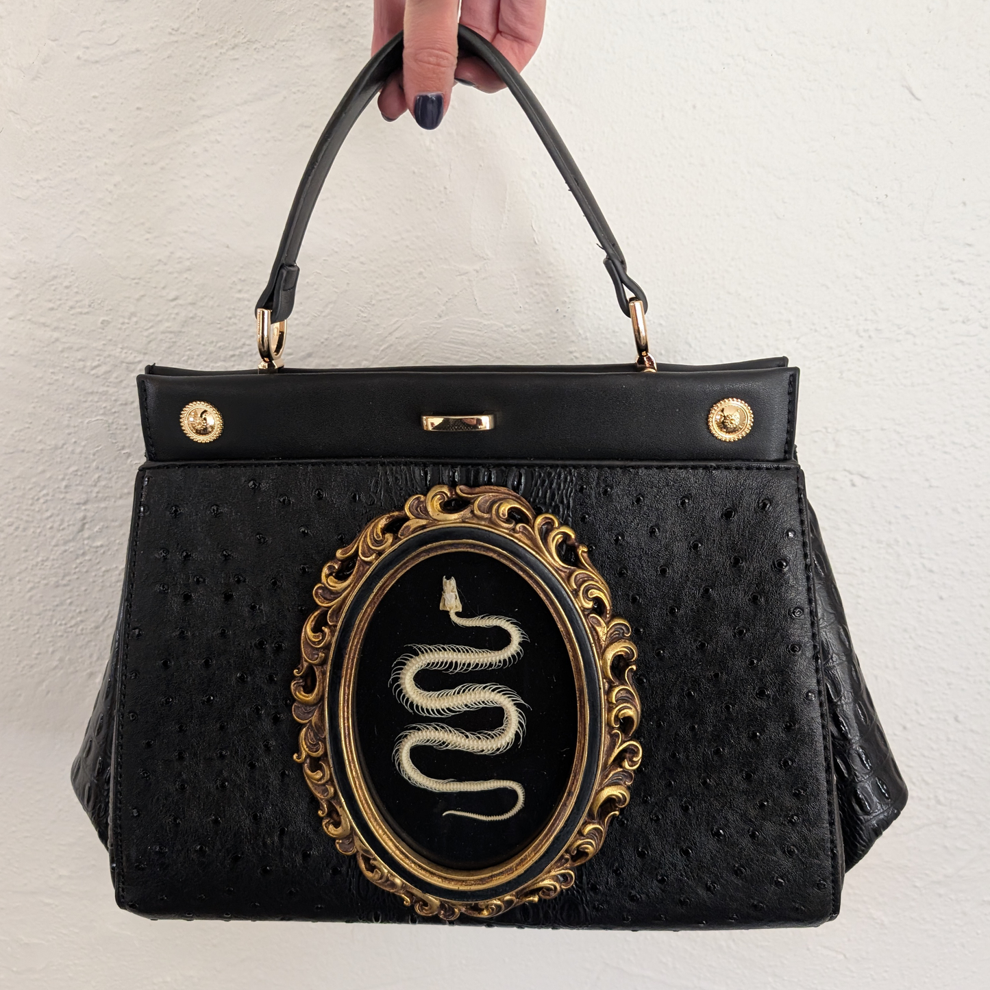Real Snake Skeleton Handbag