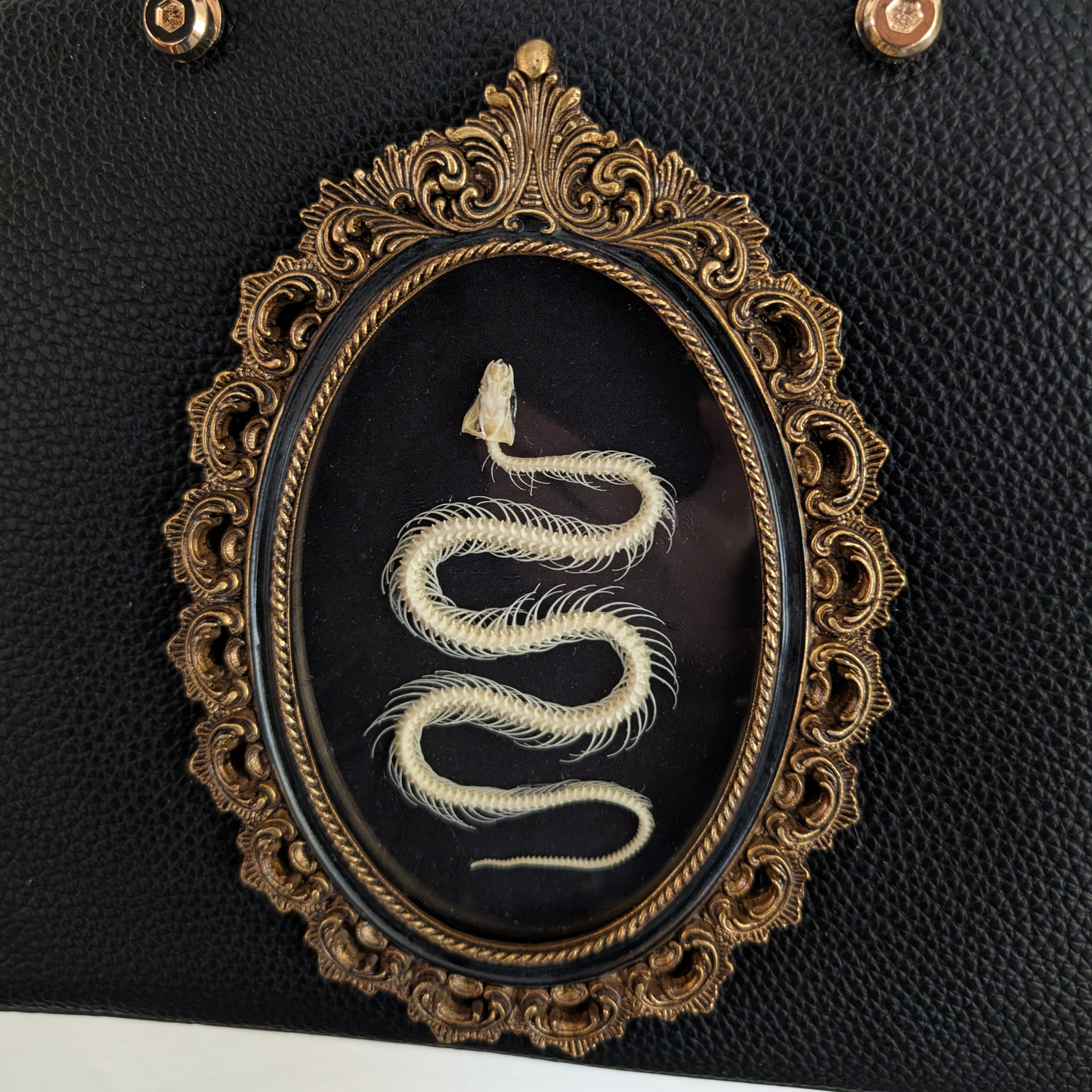 Real Snake Skeleton Handbag