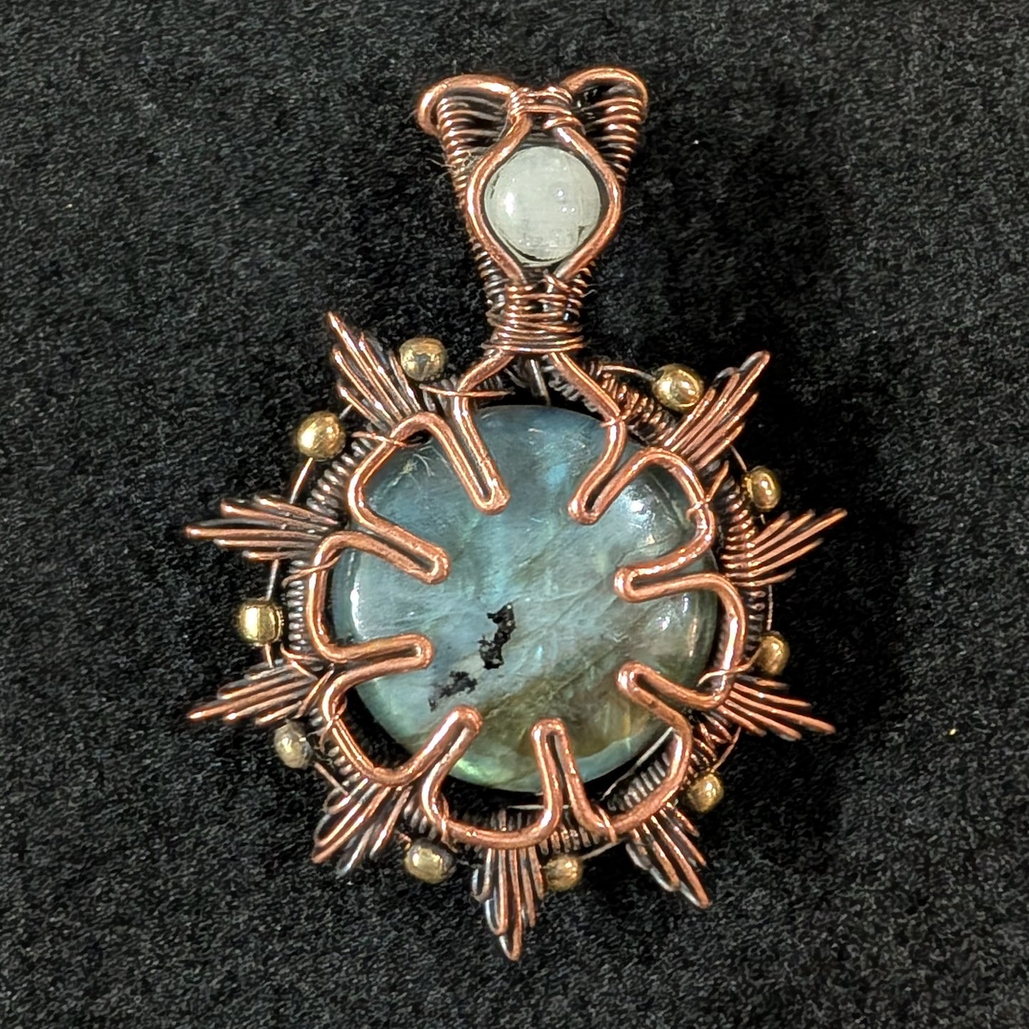 Labradorite & Moonstone pendant