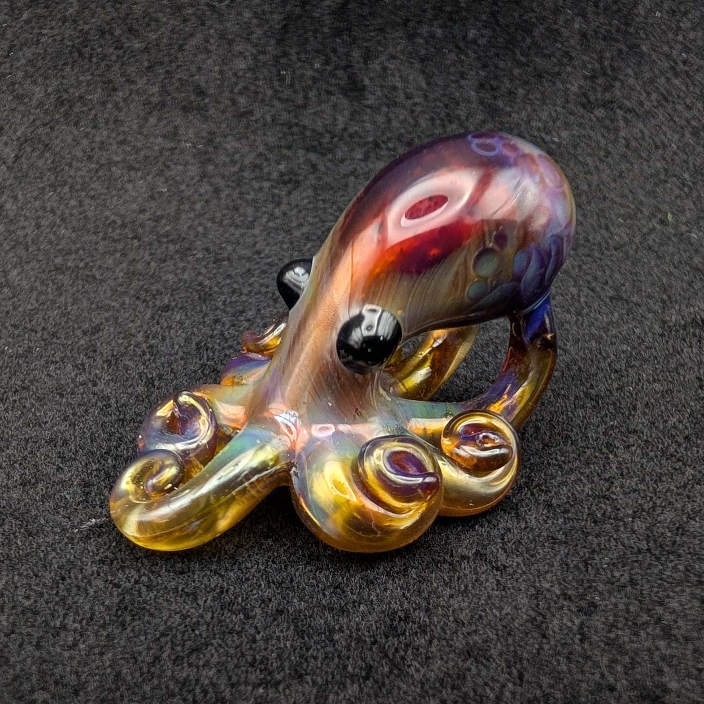 Hand-Blown Glass Octopus Pendant (Large)