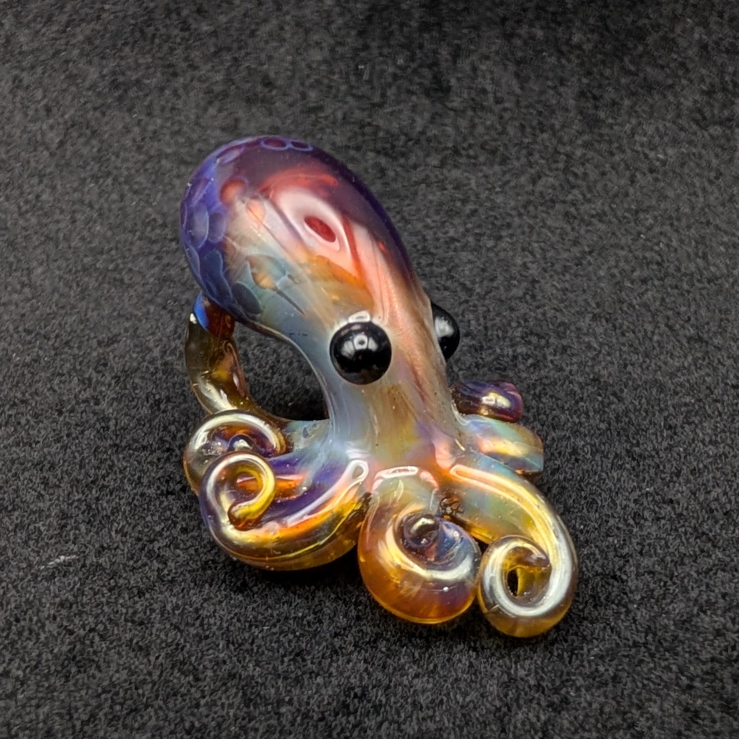 Hand-Blown Glass Octopus Pendant (Large)