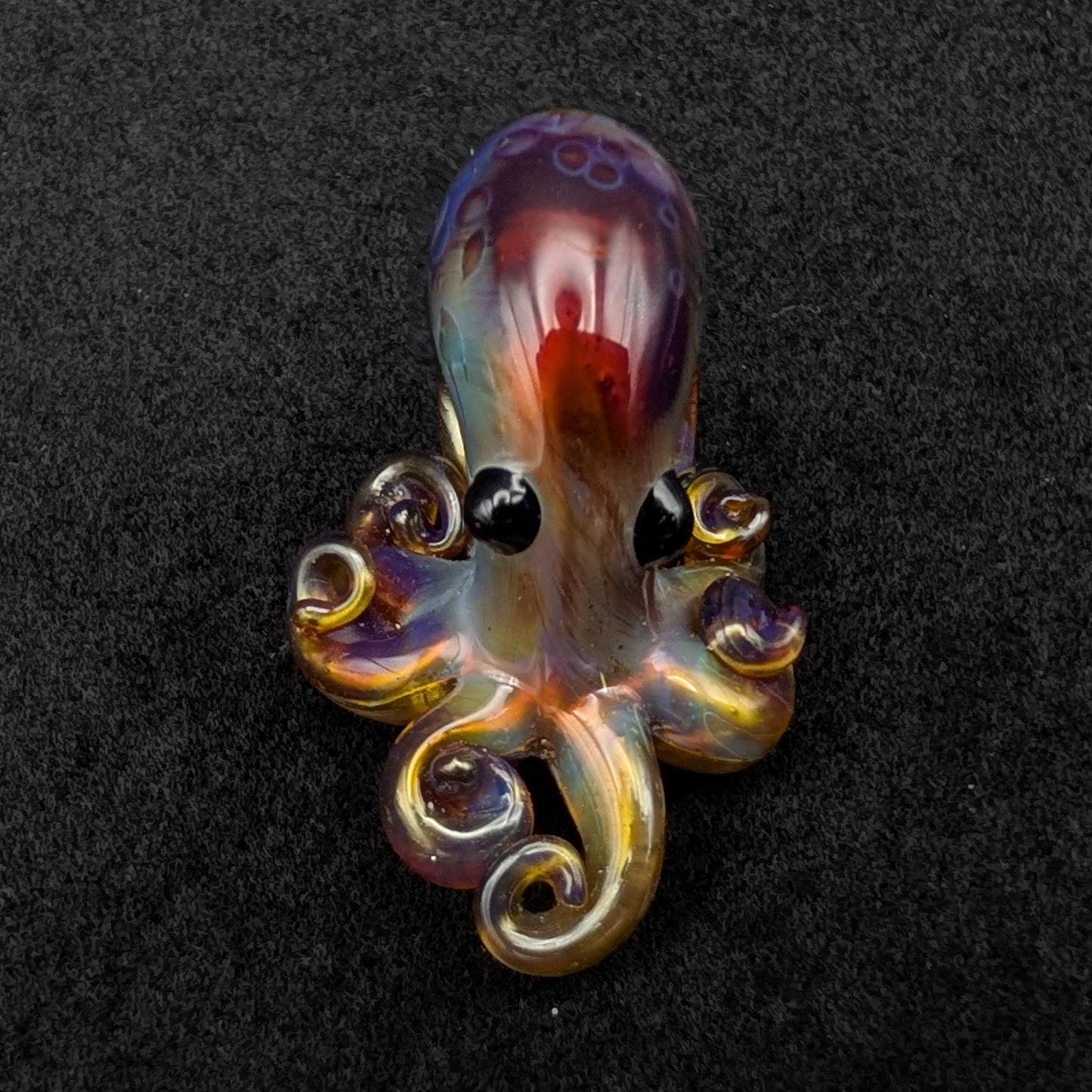 Hand-Blown Glass Octopus Pendant (Large)