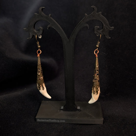 Real Coyote Tooth Earrings